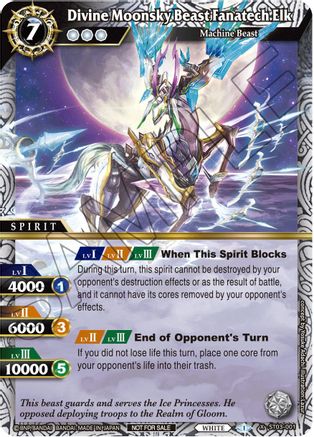 Divine Moonsky Beast Fanatech Elk - Battle Spirits Saga Promo Cards - Promo - ST03-001