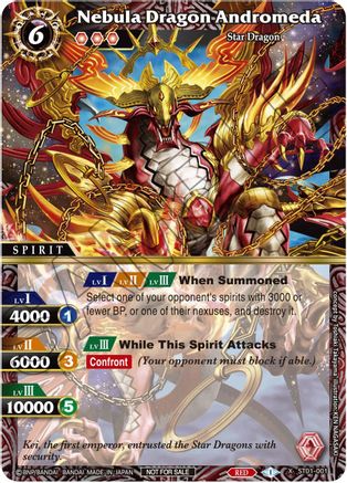 Nebula Dragon Andromeda - Battle Spirits Saga Promo Cards - Promo - ST01-001