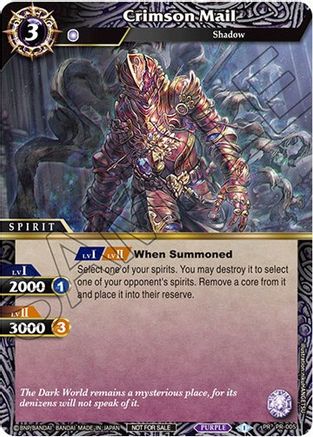 Crimson Mail - Battle Spirits Saga Promo Cards - Promo - PR-005