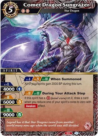 Comet Dragon Sungrazer - Battle Spirits Saga Promo Cards - Promo - PR-002