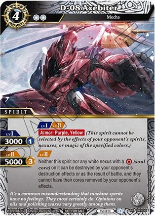 D-08 Axebiter - Battle Spirits Saga Promo Cards - Promo - PR-006
