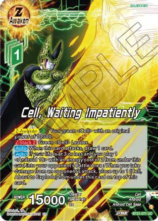 Cell, Waiting Impatiently - Wild Resurgence - Uncommon - BT21-071
