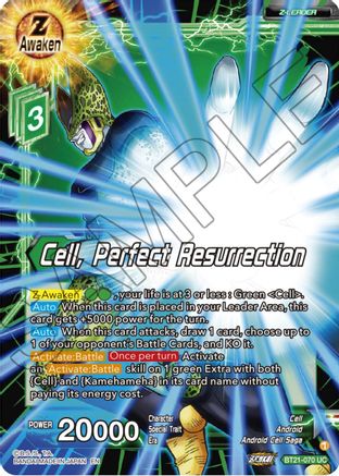 Cell, Perfect Resurrection - Wild Resurgence - Uncommon - BT21-070