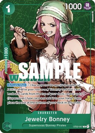 Jewelry Bonney (Tournament Pack Vol. 3) [Winner] - One Piece Promotion Cards - PR - ST02-007