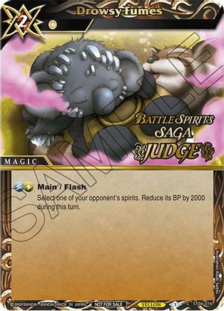 Drowsy Fumes (Judge Pack Vol. 1) - Battle Spirits Saga Promo Cards - Promo - ST04-016