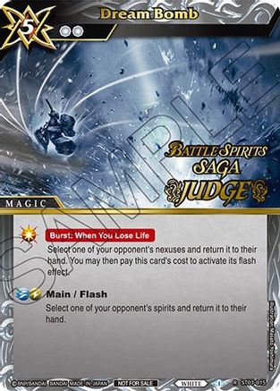 Dream Bomb (Judge Pack Vol. 1) - Battle Spirits Saga Promo Cards - Promo - ST03-015