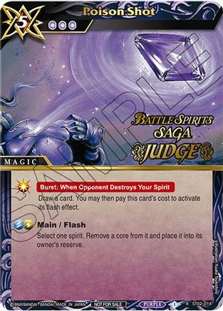 Poison Shot (Judge Pack Vol. 1) - Battle Spirits Saga Promo Cards - Promo - ST02-014