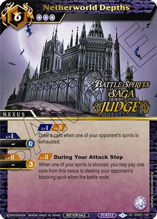 Netherworld Depths (Judge Pack Vol. 1) - Battle Spirits Saga Promo Cards - Promo - BSS01-106