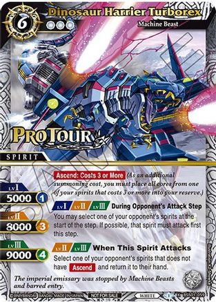 Dinosaur Harrier Turborex (X Rare Special Pack Vol. 1) - Battle Spirits Saga Promo Cards - Promo - BSS01-059