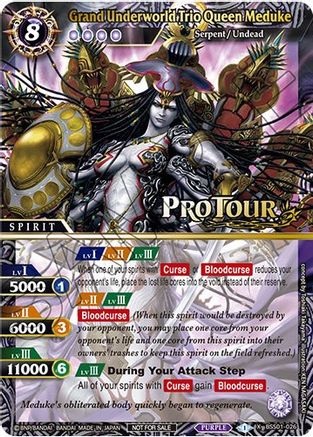Grand Underworld Trio Queen Meduke (X Rare Special Pack Vol. 1) - Battle Spirits Saga Promo Cards - Promo - BSS01-026