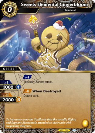 Sweets Elemental Gingerbloom - Expansion Set 01: Elemental Spark - Common - EX01-004