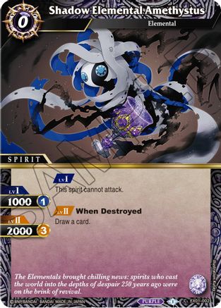 Shadow Elemental Amethystus - Expansion Set 01: Elemental Spark - Common - EX01-002