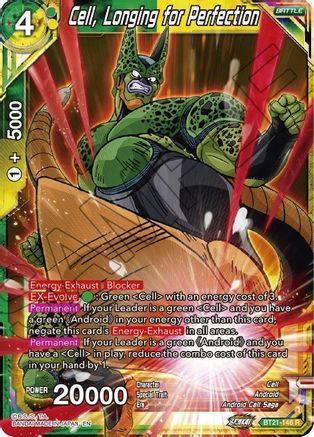 Cell, Longing for Perfection - Wild Resurgence - Rare - BT21-146