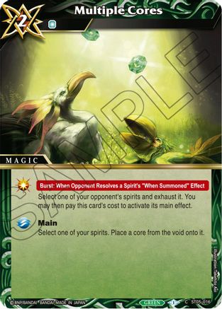 Multiple Cores - Starter Deck 05: Verdant Wings - Common - ST05-016