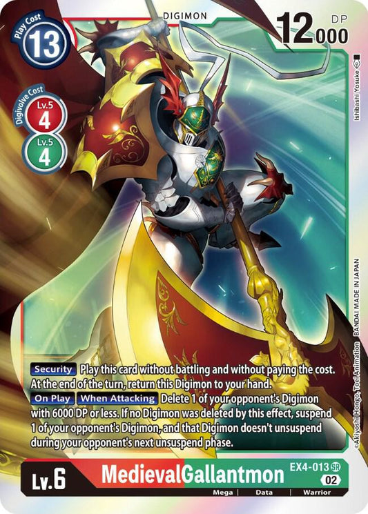 MedievalGallantmon - Alternative Being Booster - Super Rare - EX4-013 SR