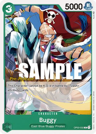 Buggy (032) - Pillars of Strength Pre-Release Cards - C - OP03-032