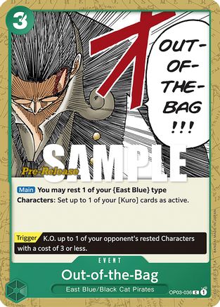 Out-of-the-Bag - Pillars of Strength Pre-Release Cards - C - OP03-036