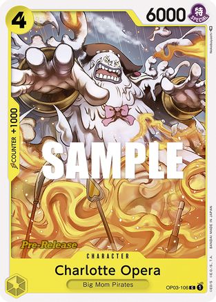 Charlotte Opera - Pillars of Strength Pre-Release Cards - C - OP03-106