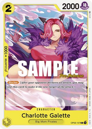 Charlotte Galette - Pillars of Strength Pre-Release Cards - C - OP03-107