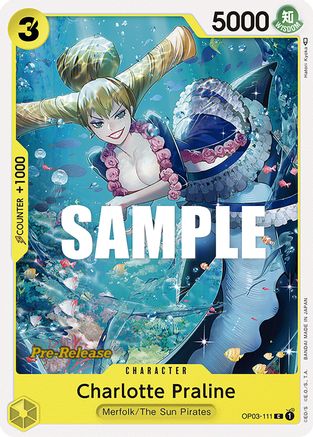 Charlotte Praline - Pillars of Strength Pre-Release Cards - C - OP03-111