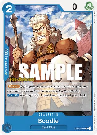 Boodle - Pillars of Strength Pre-Release Cards - UC - OP03-050