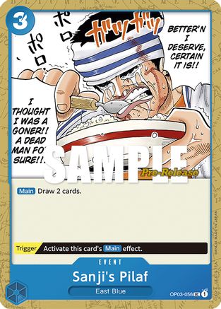 Sanji's Pilaf - Pillars of Strength Pre-Release Cards - UC - OP03-056