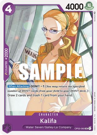 Kalifa - Pillars of Strength Pre-Release Cards - UC - OP03-060