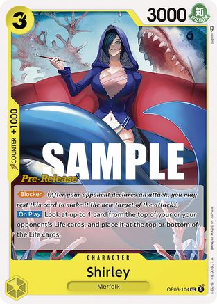 Shirley - Pillars of Strength Pre-Release Cards - UC - OP03-104