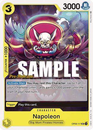 Napoleon - Pillars of Strength Pre-Release Cards - UC - OP03-117