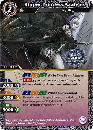Ripper Princess Azalea (Championship Card Pack 2023 Vol. 2) - Battle Spirits Saga Promo Cards - Promo - BSS02-035
