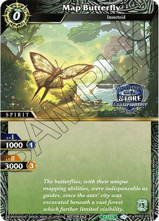 Map Butterfly (Championship Card Pack 2023 Vol. 2) - Battle Spirits Saga Promo Cards - Promo - BSS02-091