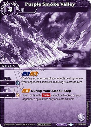 Purple Smoke Valley (Event Pack Vol. 2) - Launch & Event Promos - Promo - ST02-013