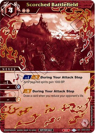 Scorched Battlefield (Finalist Card Set Vol. 2) - Launch & Event Promos - Promo - ST01-012