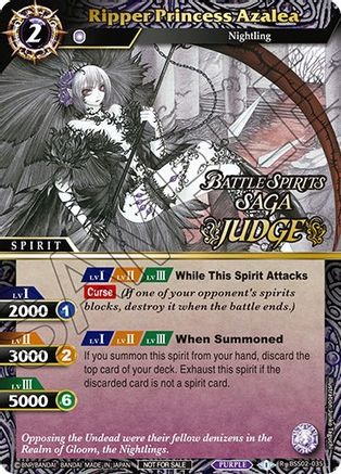 Ripper Princess Azales (Judge Pack Vol. 2) - Battle Spirits Saga Promo Cards - Promo - BSS02-035