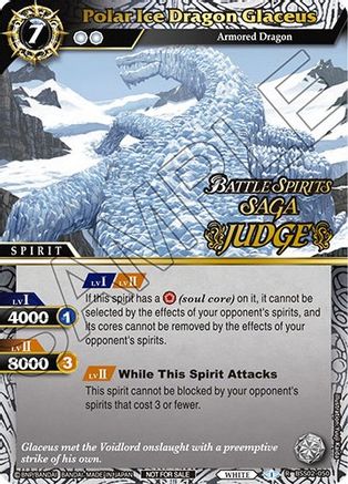 Polar Ice Dragon Glaceus (Judge Pack Vol. 2) - Battle Spirits Saga Promo Cards - Promo - BSS02-050