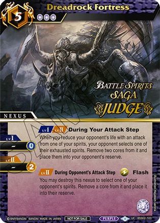 Dreadrock Fortress (Judge Pack Vol. 2) - Battle Spirits Saga Promo Cards - Promo - BSS02-103