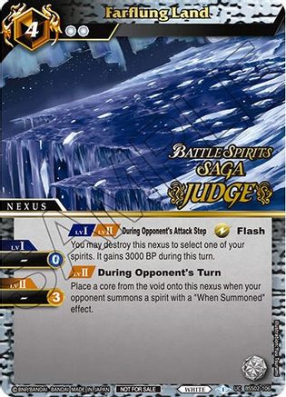 Farflung Land (Judge Pack Vol. 2) - Battle Spirits Saga Promo Cards - Promo - BSS02-106