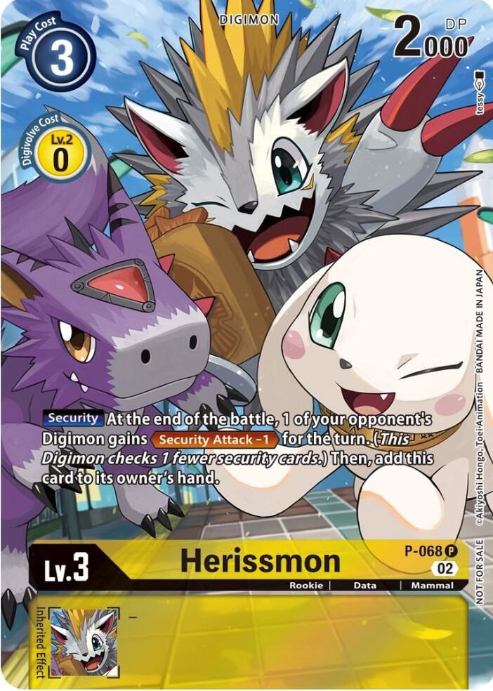 Herissmon - P-068 (Official Tournament Pack Vol.10) - Digimon Promotion Cards - Promo - P-068 P