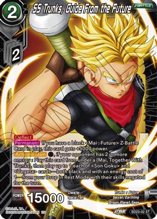 SS Trunks, Guide From the Future - Critical Blow - Starter Rare - SD23-02