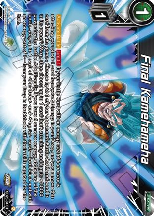 Final Kamehameha - Critical Blow - Starter Rare - SD23-04