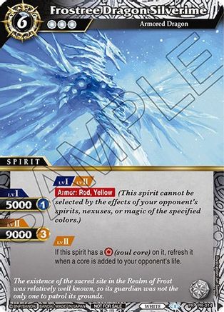 Frostree Dragon Silverime - Battle Spirits Saga Promo Cards - Promo - PR-014
