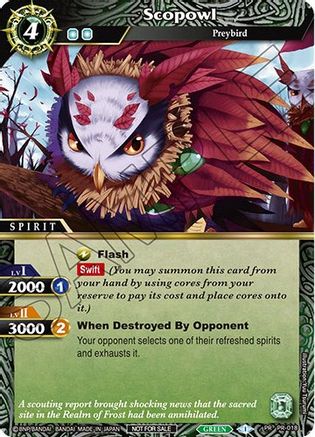 Scopowl - Battle Spirits Saga Promo Cards - Promo - PR-018