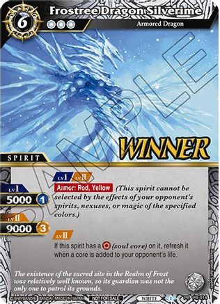 Frostree Dragon Silverime (Winner) - Battle Spirits Saga Promo Cards - Promo - PR-014