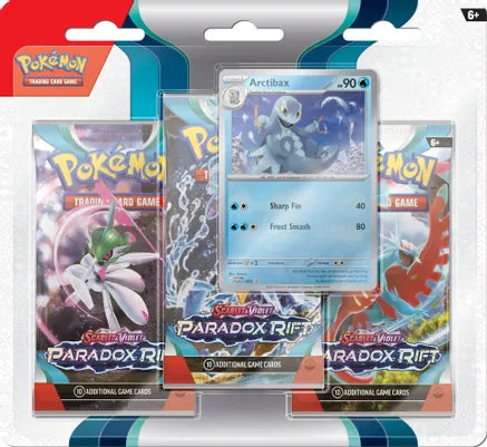 Pokémon Paradox Rift 3 Pack Blister [Arctibax] (SV04)