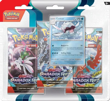 Pokémon Paradox Rift 3 Pack Blister [Cetitan] (SV04)