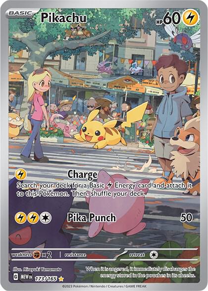Pikachu - 173/165 - SV: Scarlet & Violet 151 - Illustration Rare - 173/165