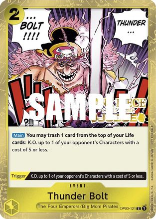 Thunder Bolt (Judge Pack Vol. 2) - One Piece Promotion Cards - PR - OP03-121