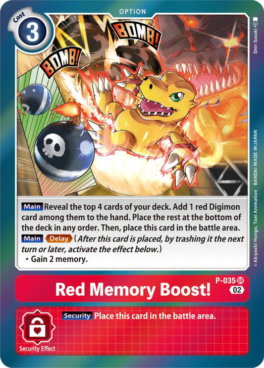 Red Memory Boost! (Resurgence Booster Reprint) - Resurgence Booster - Promo - P-035 SR