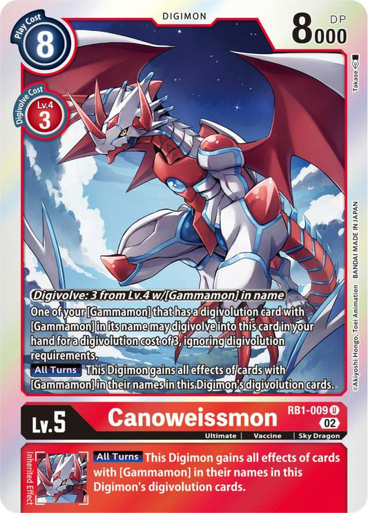 Canoweissmon - Resurgence Booster - Uncommon - RB1-009 U