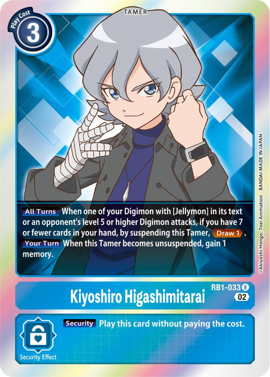 Kiyoshiro Higashimitarai - Resurgence Booster - Rare - RB1-033 R